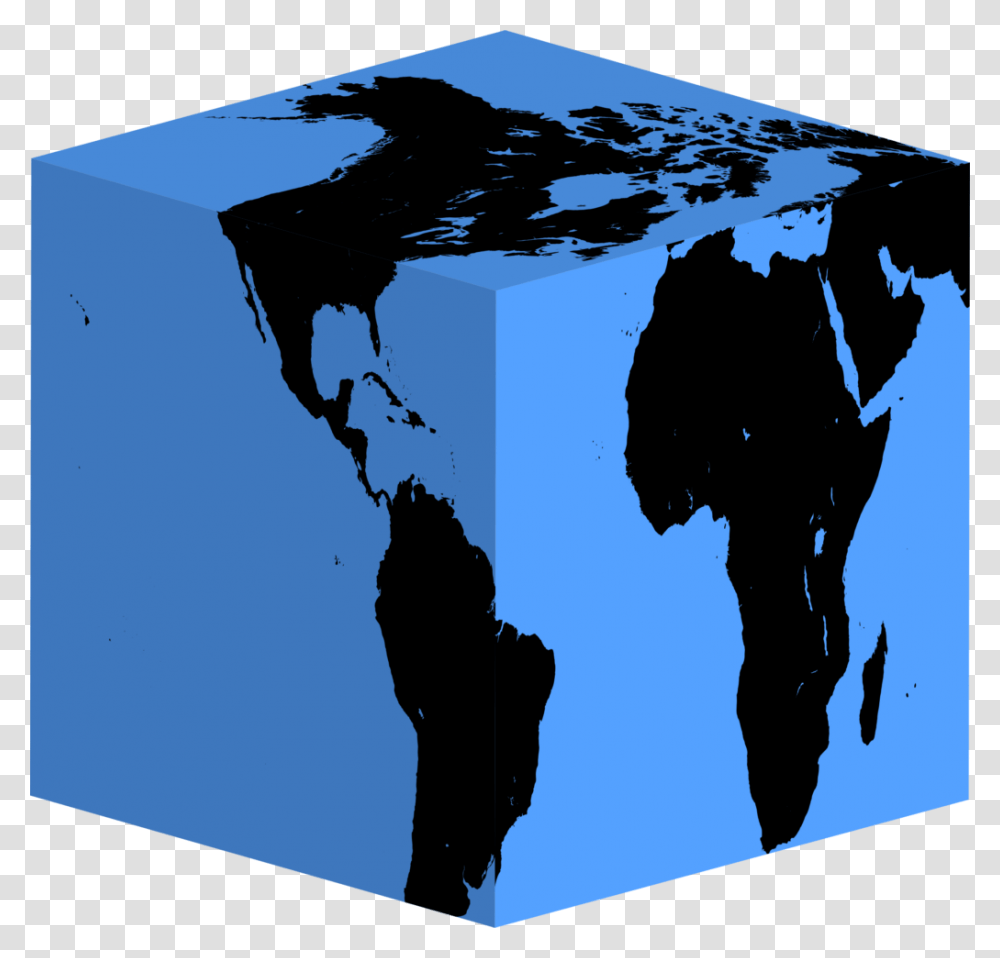 Cube Earth Silhouette Clip Art, Nature, Outdoors, Person, Sea Transparent Png