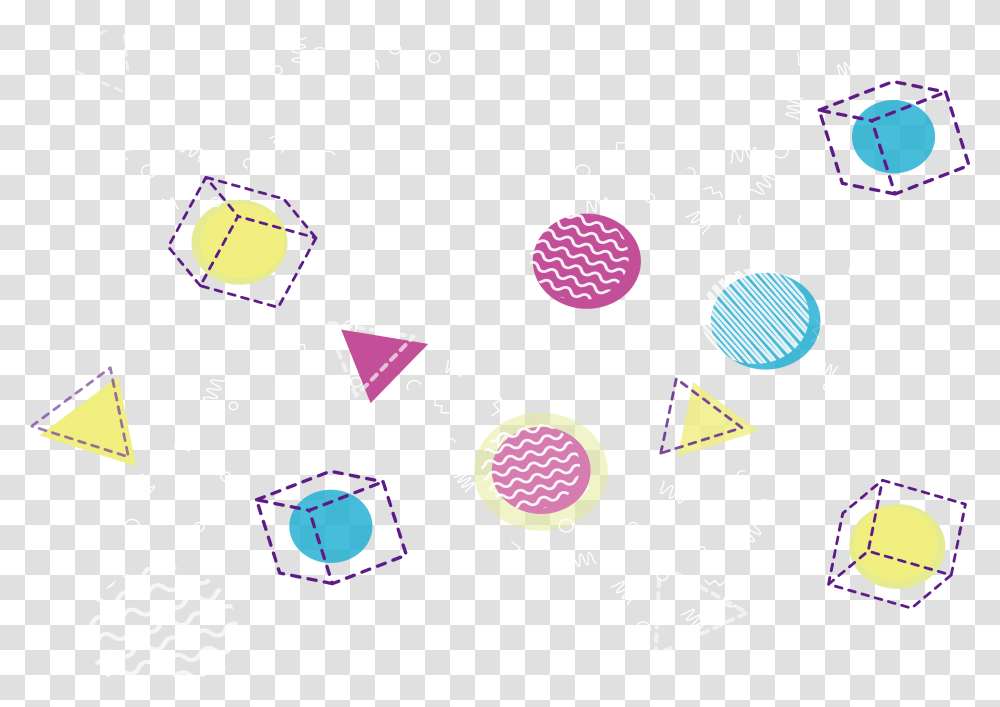 Cube Graphic Design Solid Geometry Circle, Texture, Bubble, Petal, Flower Transparent Png