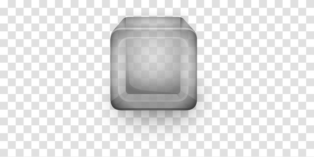 Cube Grey Gray Icon Symbol Geometric Box 3d Television Set, Electronics, Monitor, Screen, Display Transparent Png