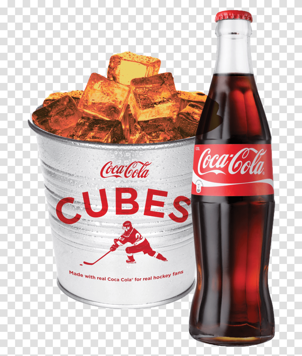 Cube Image Cola Bottle, Soda, Beverage, Drink, Coke Transparent Png