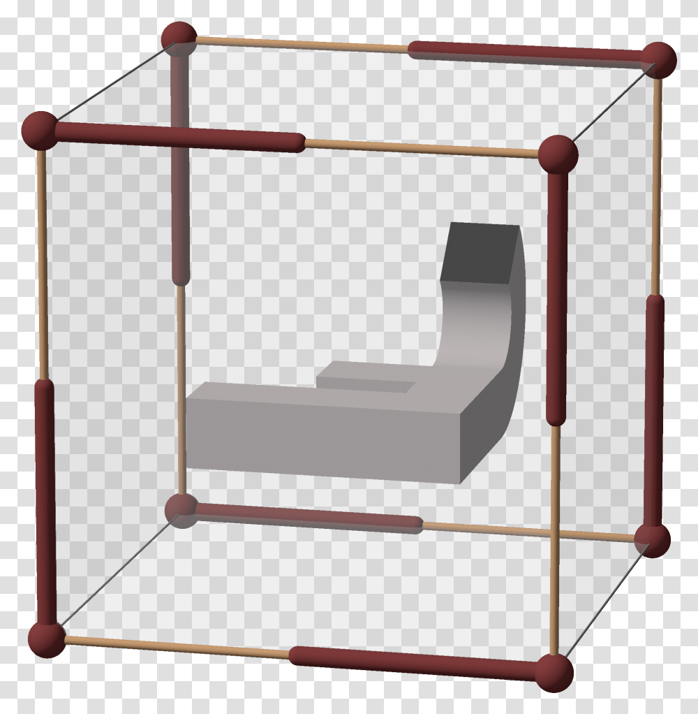 Cube Permutation 7 Parallel Bars, Furniture, Cradle, Bed, Crib Transparent Png