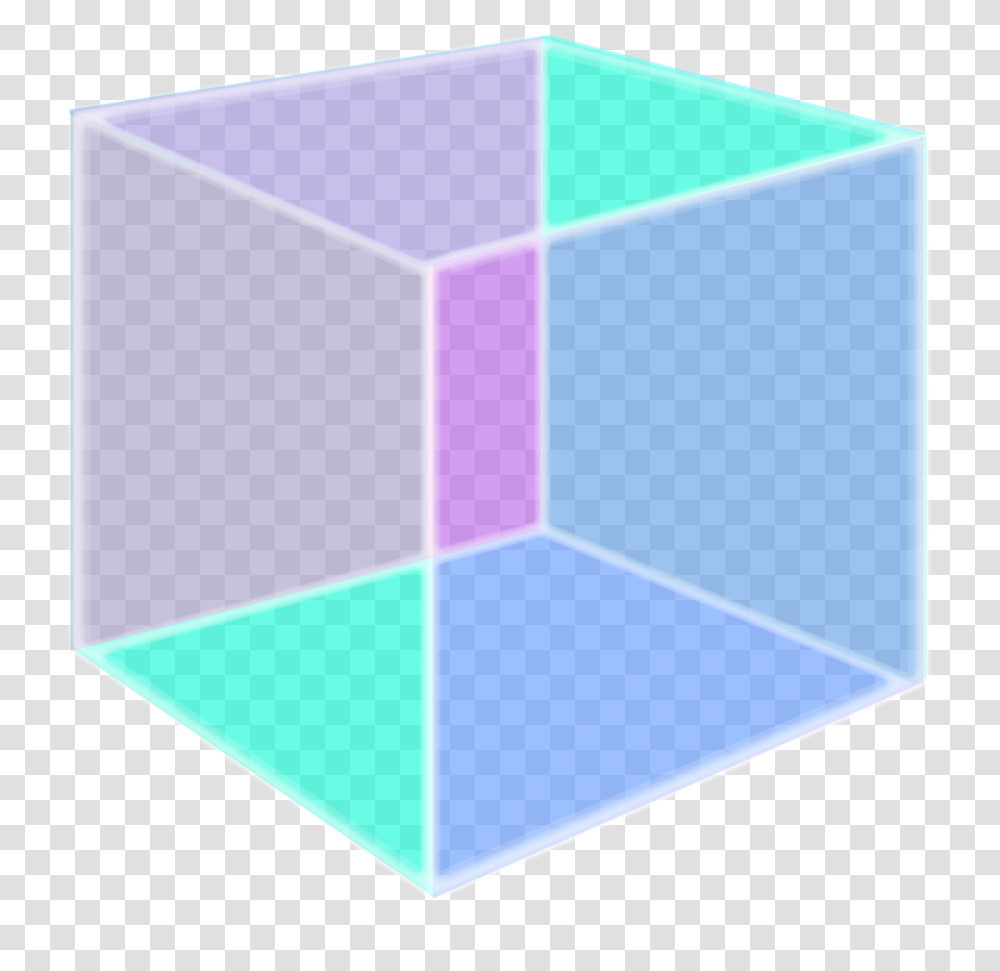 Cube Square Aesthetic Tumblr Iridescent, Rubix Cube, Toy, Plot, Mailbox Transparent Png