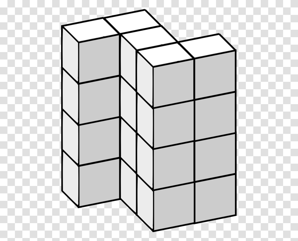 Cube Three Dimensional Space Symmetry Angle, Rubix Cube, Gray, Indoors Transparent Png