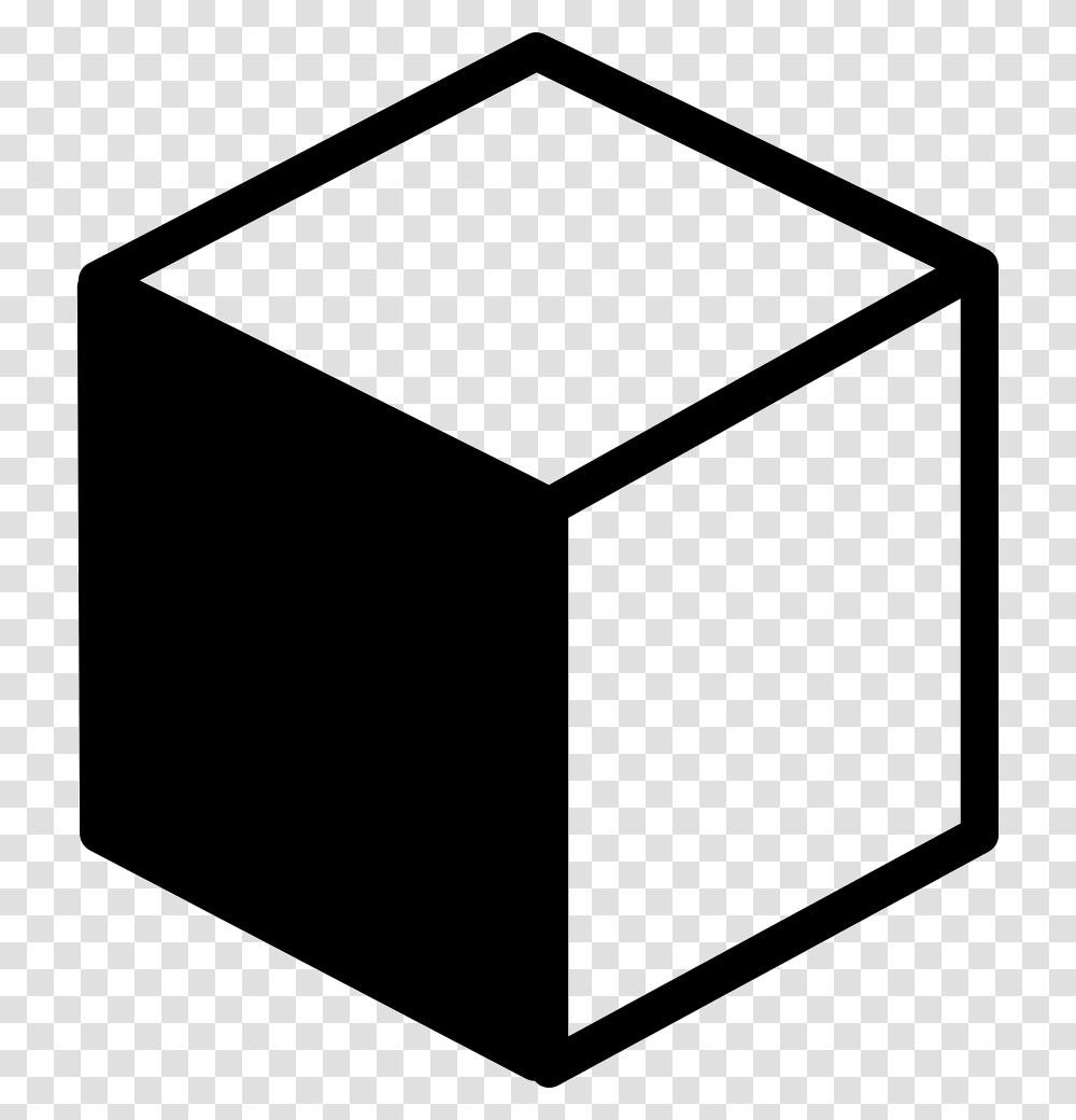 Cube Variant With Shadow Cube Icon, Box, Tabletop, Furniture, Lighting Transparent Png