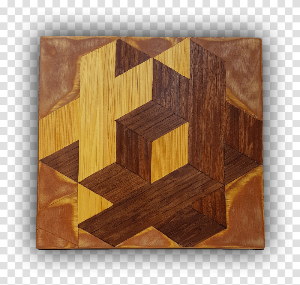 Cube With Cross Plywood Transparent Png