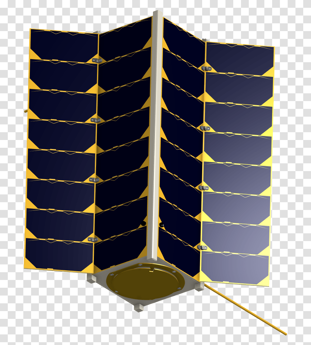 Cubesat 3u, Gold, Pattern, Sunlight Transparent Png