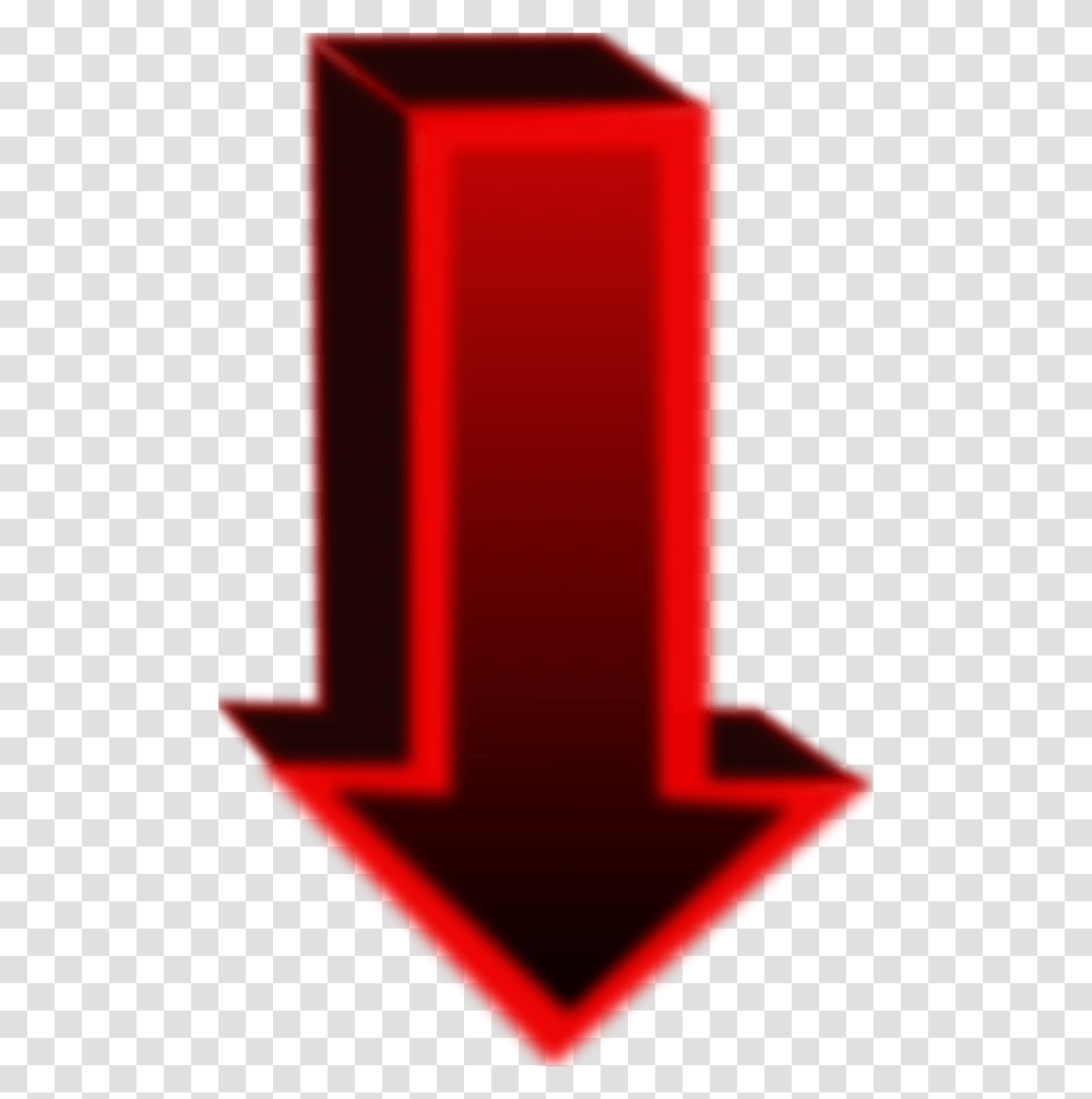 Cubic Arrow Pointing Down Draw A Arrow Pointing Down, Mailbox, Letterbox, Pillar Transparent Png