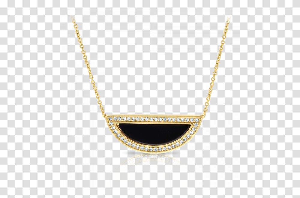 Cubic Zirconia And Onyx Necklace Set In Gold Plated Brass, Jewelry, Accessories, Accessory, Locket Transparent Png