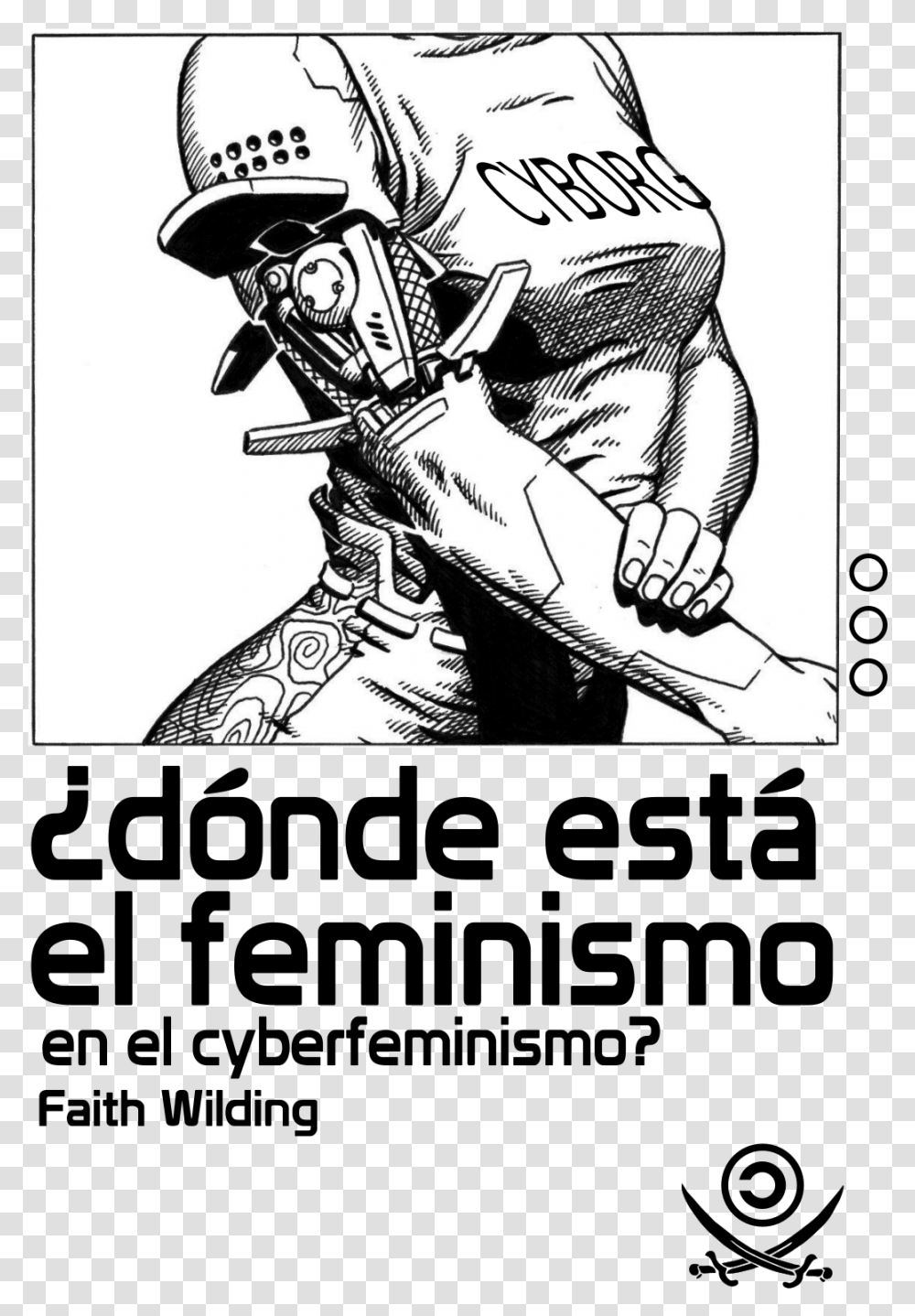Cubierta De Dnde Est El Feminismo En El Ciberfeminismo Pirata, Comics, Book, Hand, Person Transparent Png