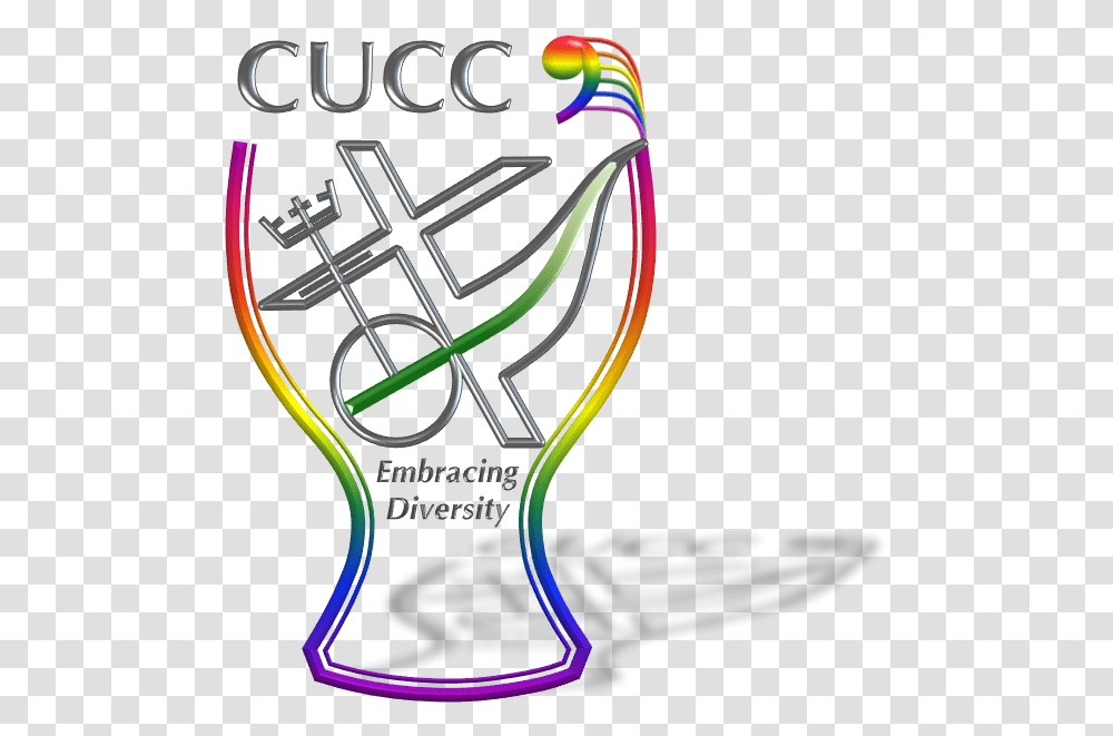 Cucc Rainbow Logo W Shadow Graphic Design, Light, Hand, Bicycle, Vehicle Transparent Png