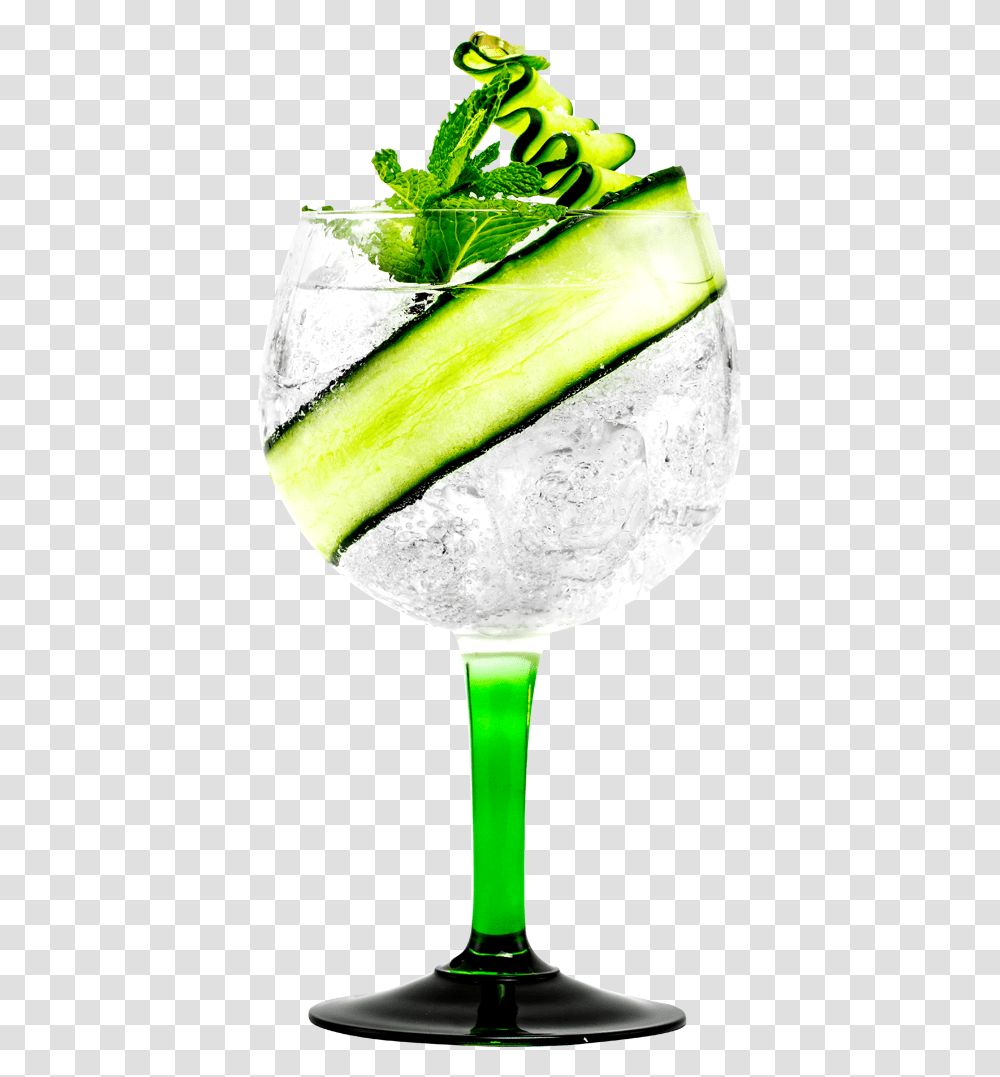 Cucumber Amp Mint Tanqueray Amp Fever Tree Tanqueray Cocktails, Plant, Lamp, Fruit, Food Transparent Png