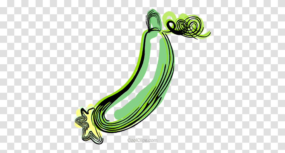 Cucumber Royalty Free Vector Clip Art Illustration, Banana, Fruit, Plant, Food Transparent Png