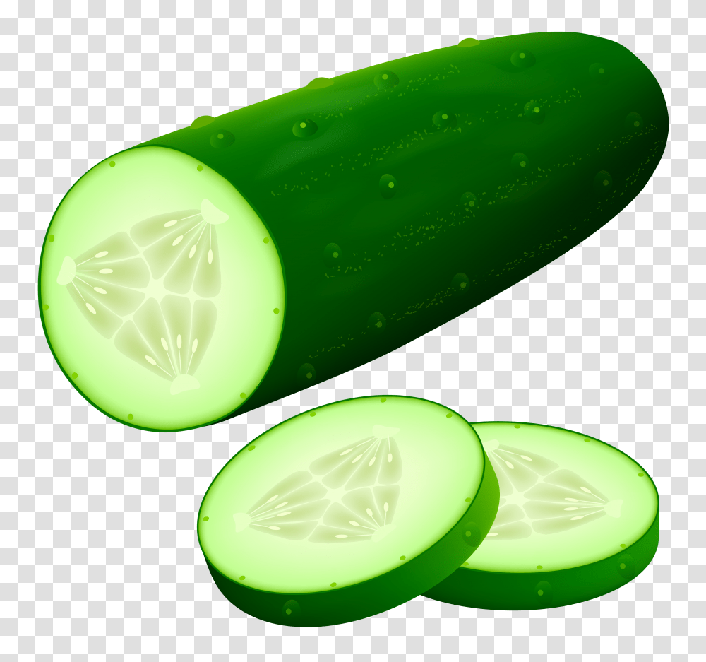 Cucumber, Vegetable, Plant, Food, Sliced Transparent Png