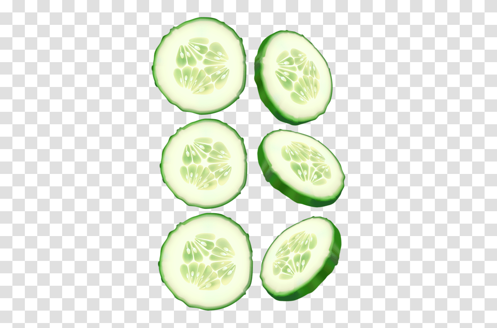 Cucumber, Vegetable, Plant, Food, Sliced Transparent Png