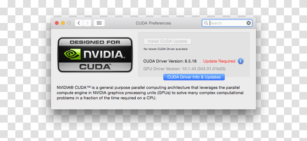 Cuda High Sierra Update Required, Page, File, Webpage Transparent Png