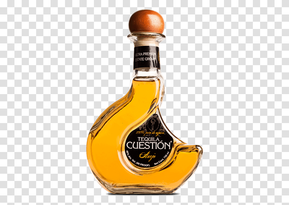 Cuestion Tequila Anejo, Liquor, Alcohol, Beverage, Drink Transparent Png