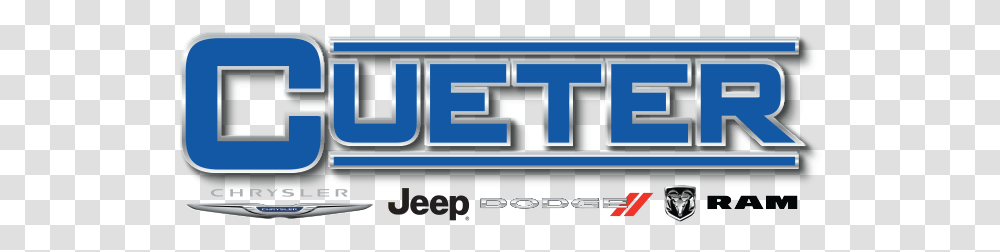 Cueter Logo Cueter Chrysler Jeep Dodge Ram, Word, Scoreboard Transparent Png