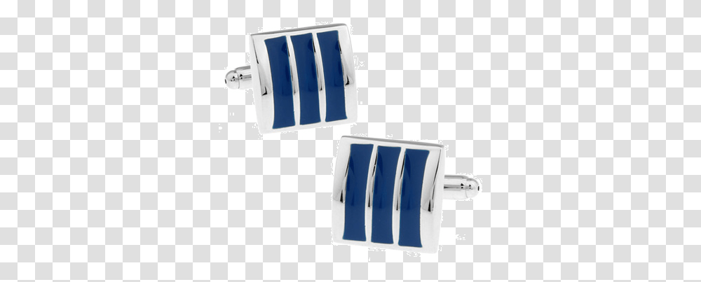 Cufflinks With Three Blue Stripes Ring, Electrical Device, Switch Transparent Png