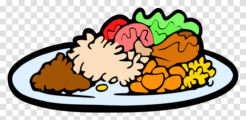Cuisineareafood Plate Of Food Cartoon, Meal, Sweets, Confectionery, Dish Transparent Png