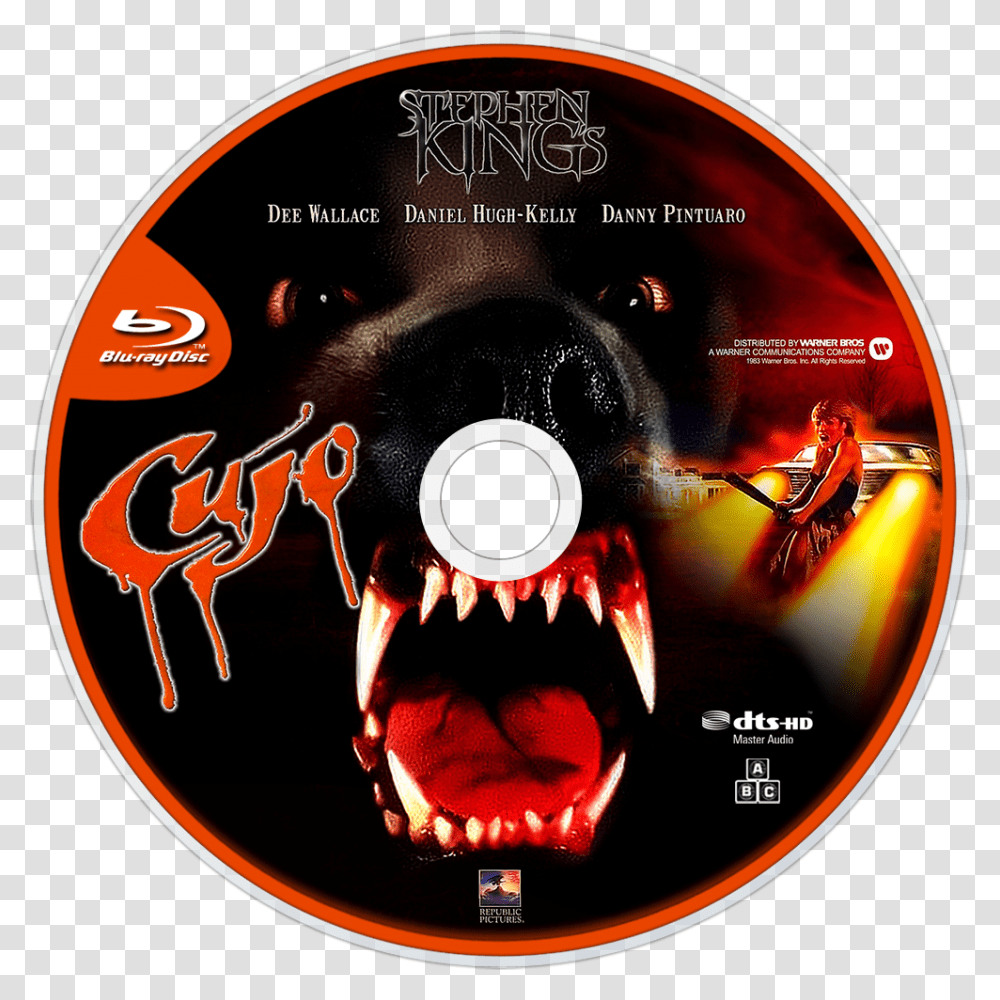 Cujo Blu Ray Label, Disk, Dvd, Person, Human Transparent Png