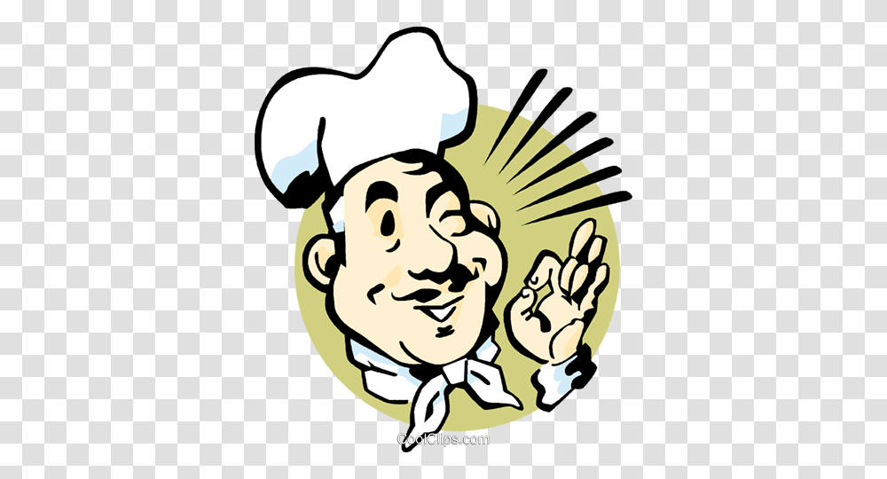 Culinary Chef Royalty Free Vector Clip Art Illustration, Head Transparent Png