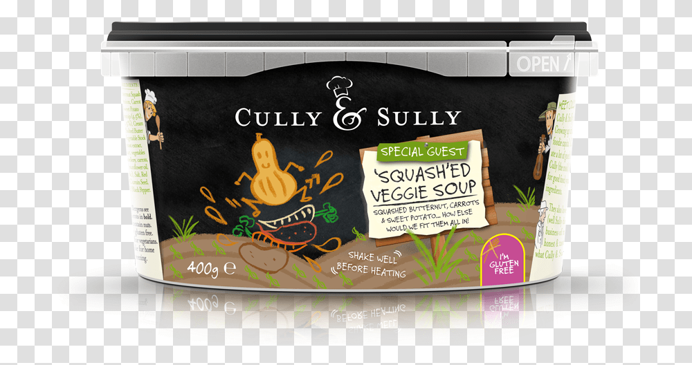 Cully Sully Squashed Veg 400g Soup Small Cully And Sully Soup, Food, Word, Meal Transparent Png