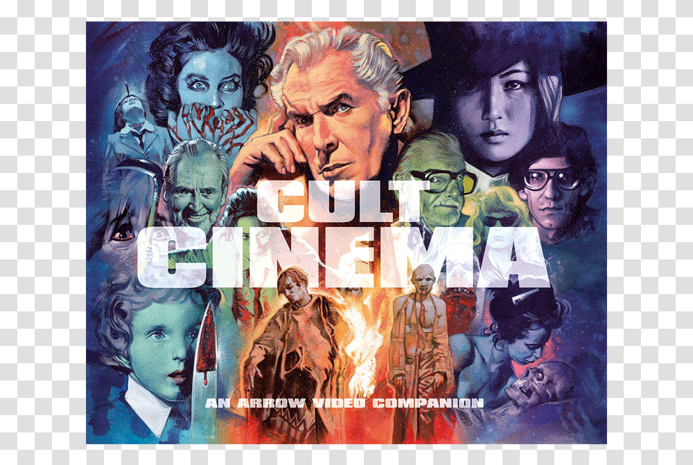 Cult Cinema An Arrow Video Companion, Collage, Poster, Advertisement, Person Transparent Png