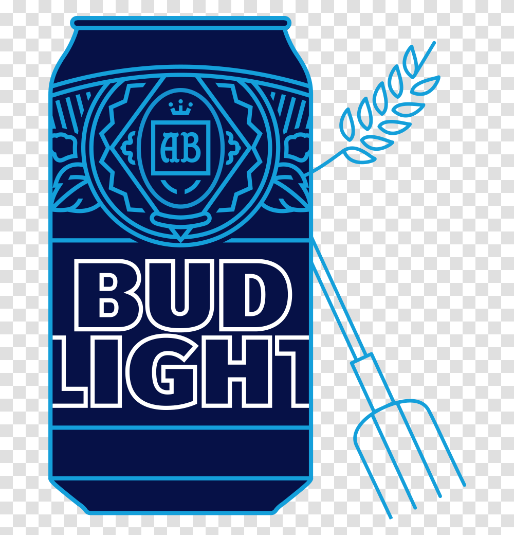 Cultivated For Over Years Bud Light Can Svg, Logo, Trademark Transparent Png