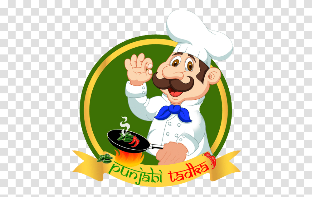Culture Clipart Punjabi Italian Chef Cartoon, Poster, Advertisement Transparent Png