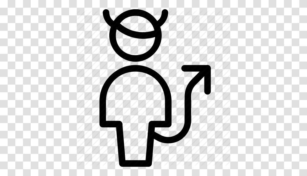 Culture Devil Horns Religion Satan Tail Icon, Number, Alphabet Transparent Png
