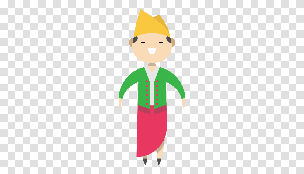 Culture Traditional People Ethnic Indonesian Indonesia Icon, Apparel, Elf, Costume Transparent Png
