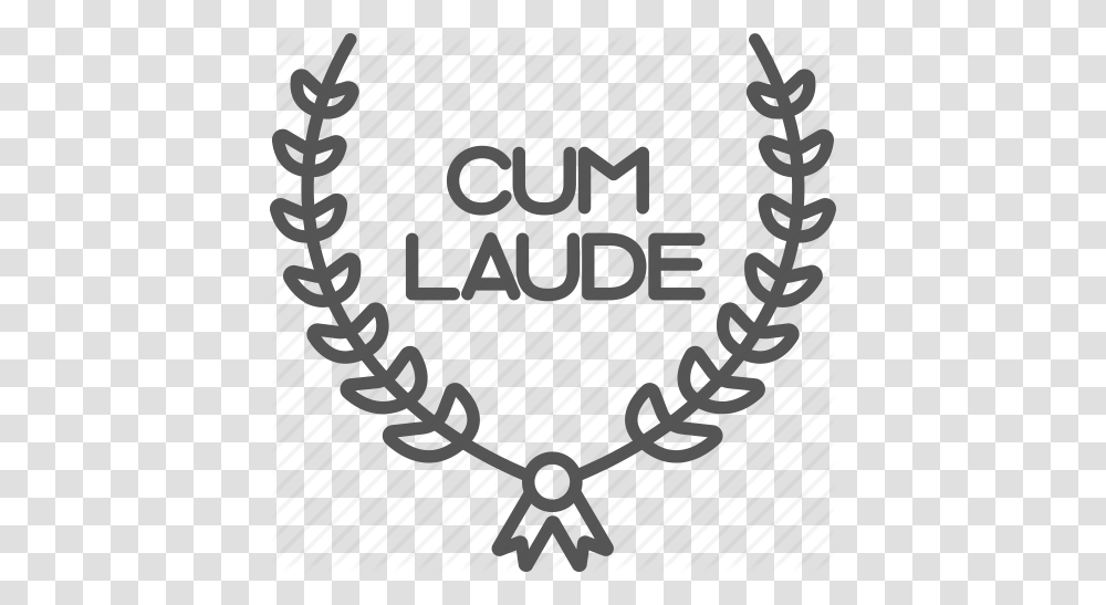 Cum Diploma Graduate Laude Laurel Study Wreath Icon, Poster, Advertisement Transparent Png