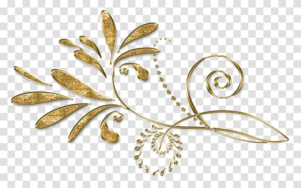 Cuorelucymy Lucymy Mialu Swirl Oro Gold Corner Hojas Doradas, Accessories, Accessory, Jewelry, Brooch Transparent Png