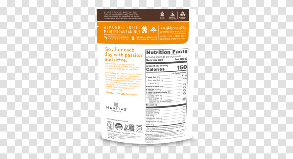 Cup Acai Berry Juice Nutrition Facts, Label, Menu, Poster Transparent Png