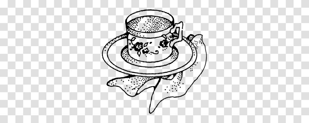 Cup And Saucer Drink, Apparel, Hat Transparent Png