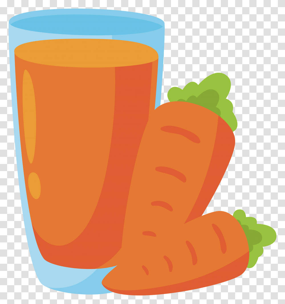 Cup Clipart Carrot Carrot Juice Clipart, Vegetable, Plant, Food, Beverage Transparent Png