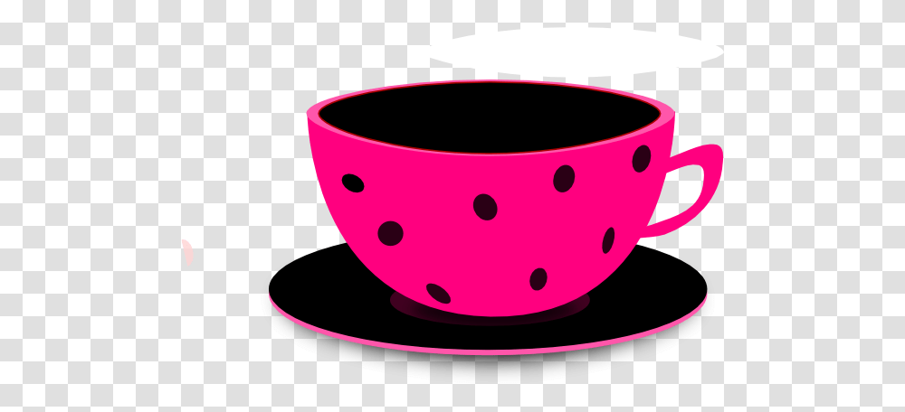 Cup Clipart Pink Teacup, Bowl, Saucer, Pottery, Soup Bowl Transparent Png