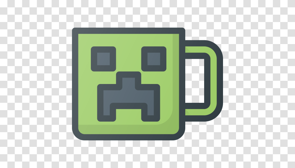 Cup Game Geek Minecraft Mug Video Icon, First Aid, Buckle, Weapon, Weaponry Transparent Png