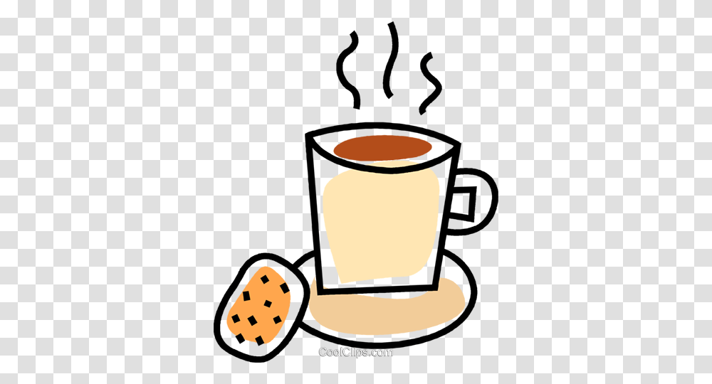 Cup Of Coffee And A Cookie Royalty Free Vector Clip Art, Coffee Cup, Lawn Mower, Tool, Espresso Transparent Png