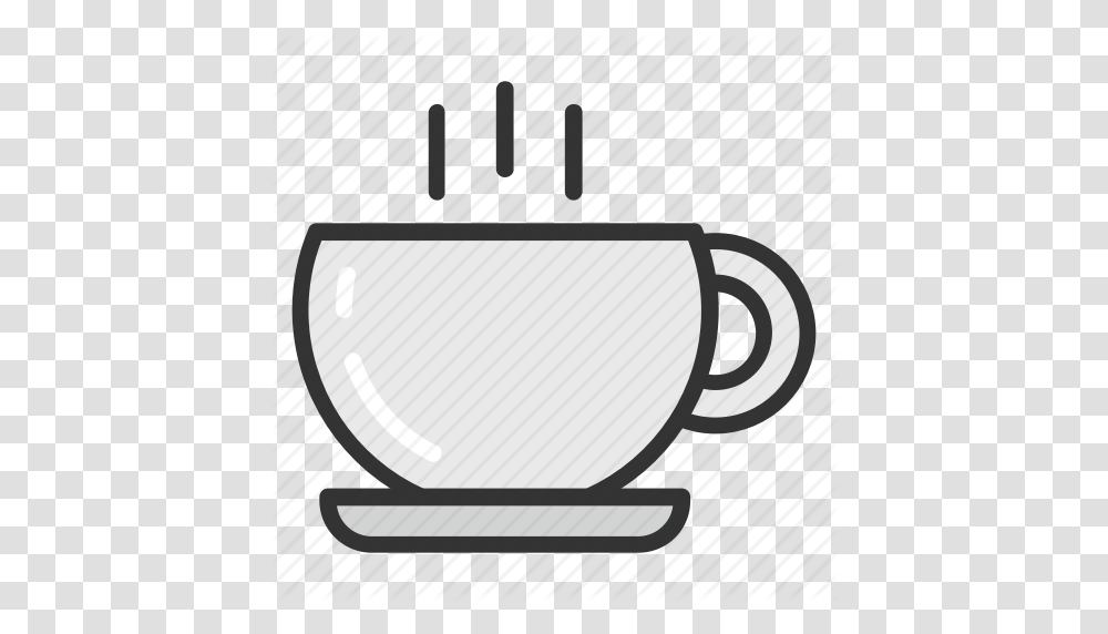 Cup Of Coffee Cup Of Tea Tea Shop Tea Steam Teacup Icon, Stencil Transparent Png
