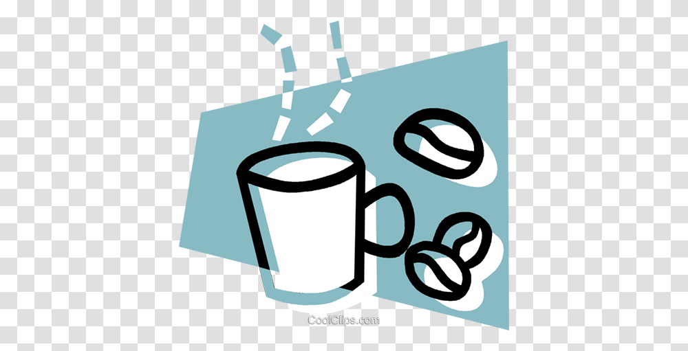 Cup Of Coffee With Coffee Beans Royalty Free Vector Clip Art, Coffee Cup, Dynamite, Bomb, Weapon Transparent Png