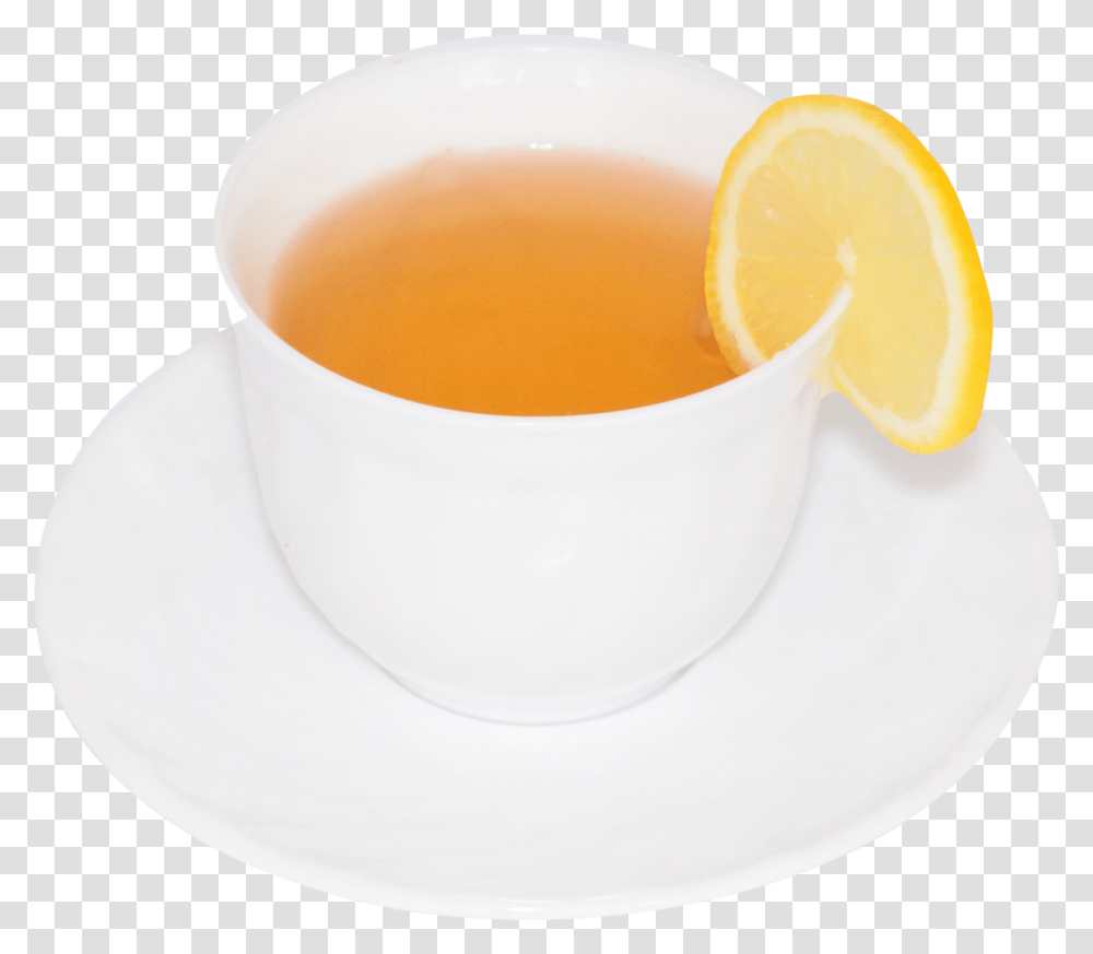Cup Of Lemon Green Tea Image Green Tea In Tea Cup, Plant, Saucer, Pottery, Beverage Transparent Png
