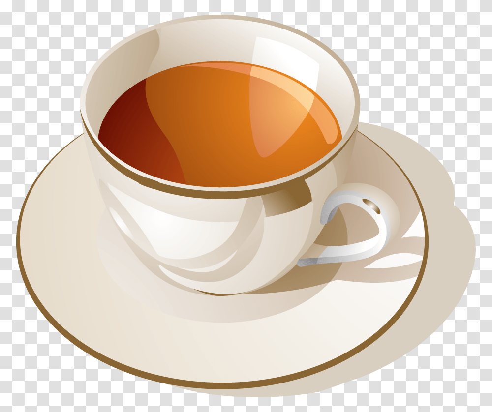 Cup Of Tea Clipart, Coffee Cup, Saucer, Pottery, Beverage Transparent Png
