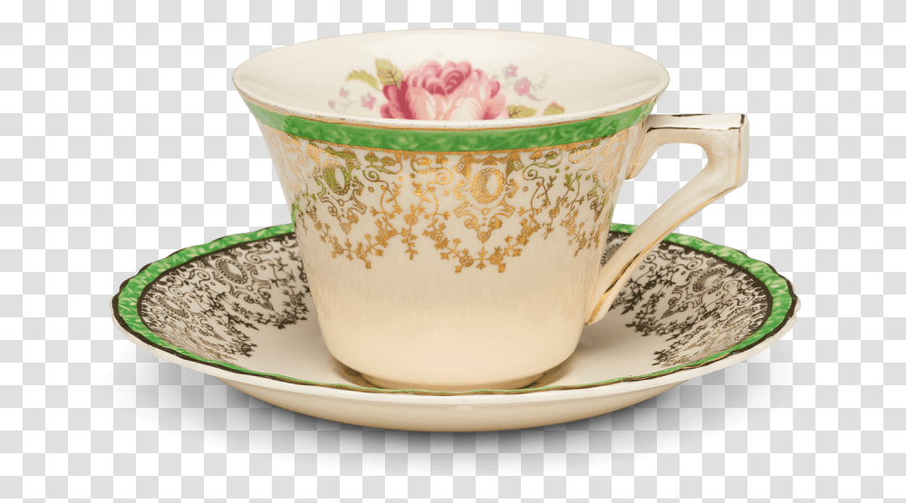 Cup, Saucer, Pottery, Plant, Wedding Cake Transparent Png