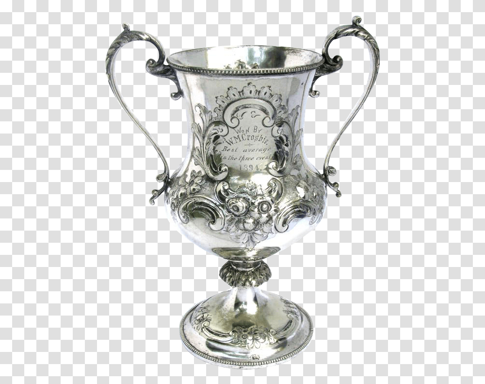 Cup Silver Antique, Trophy, Lamp Transparent Png