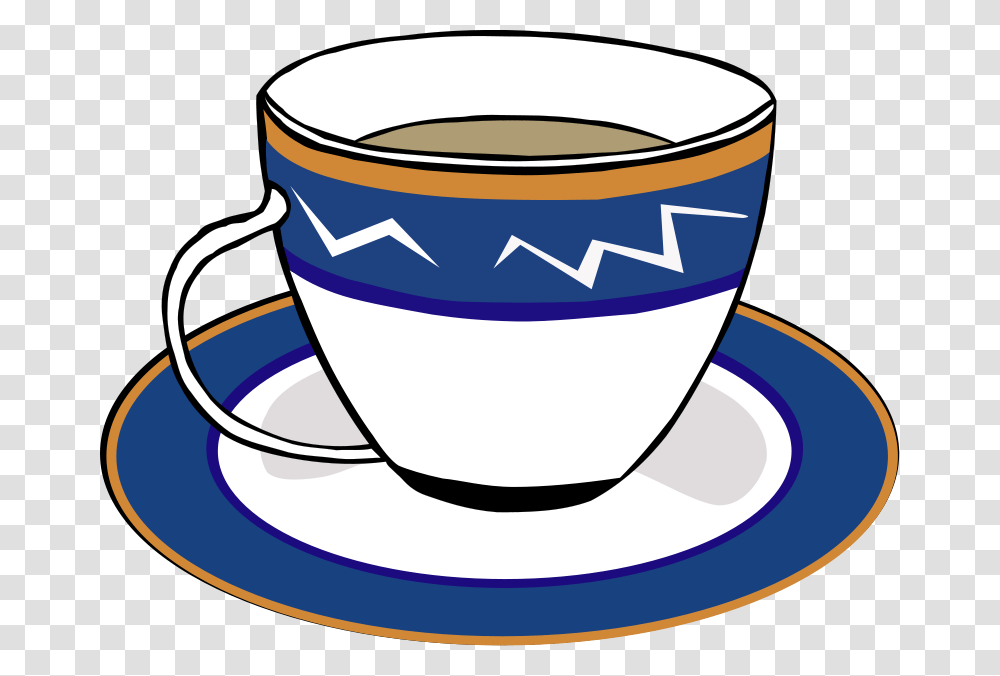Cup Tea Clipart, Coffee Cup, Saucer, Pottery, Tape Transparent Png