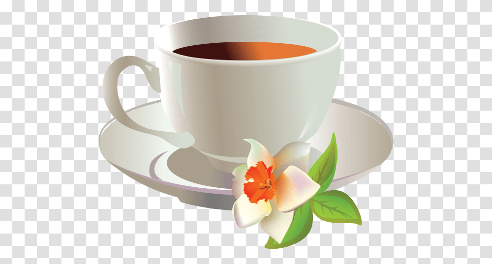 Cup Tea, Pottery, Coffee Cup, Saucer, Plant Transparent Png