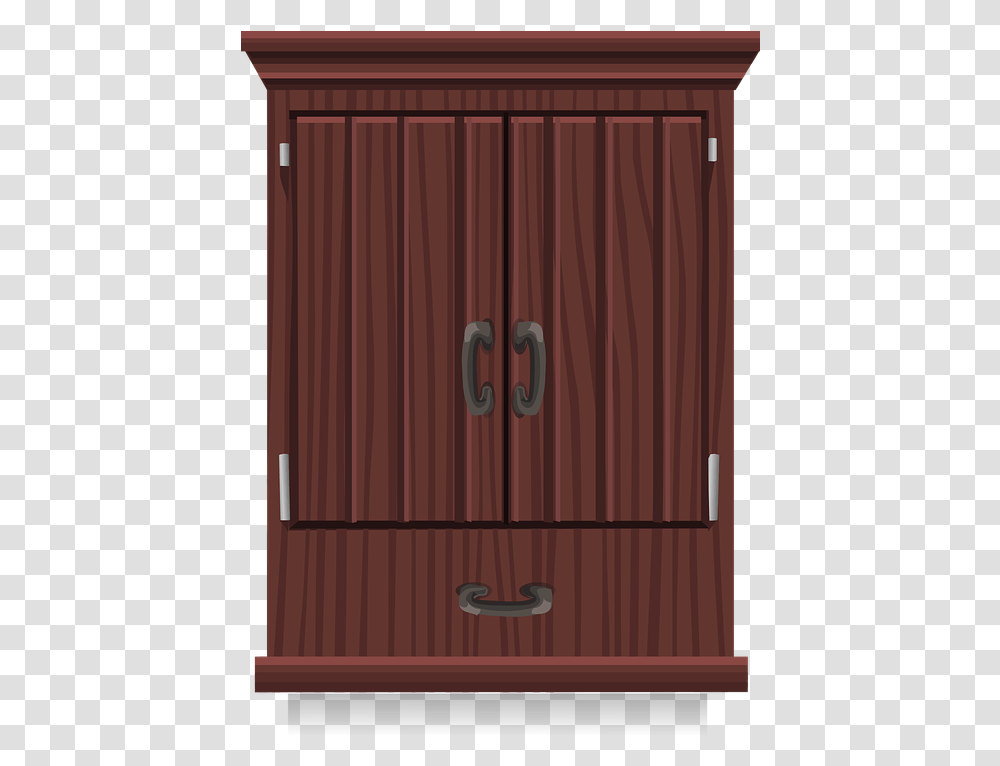 Cupboard Clip Art, Furniture, Closet, Door, Cabinet Transparent Png