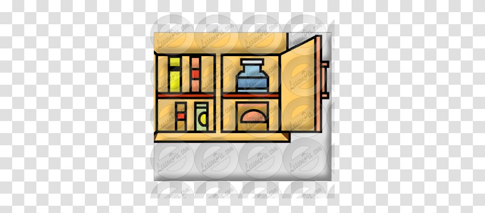 Cupboard Picture For Classroom Therapy Use, Furniture, Cabinet, Medicine Chest Transparent Png