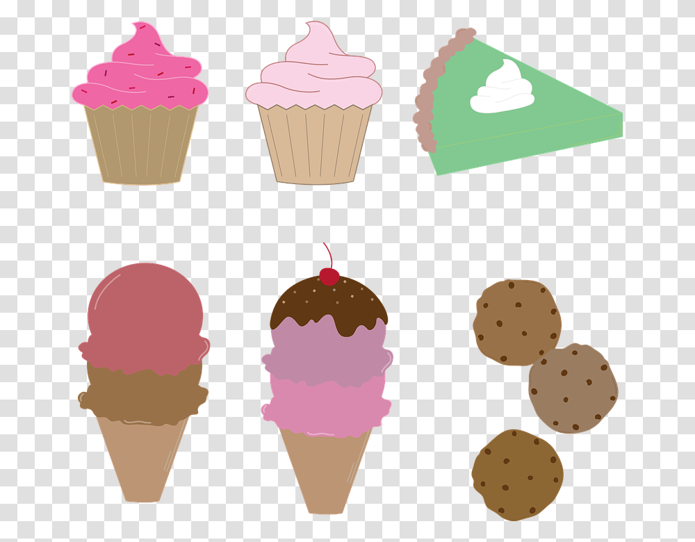 Cupcake 960, Cream, Dessert, Food, Creme Transparent Png